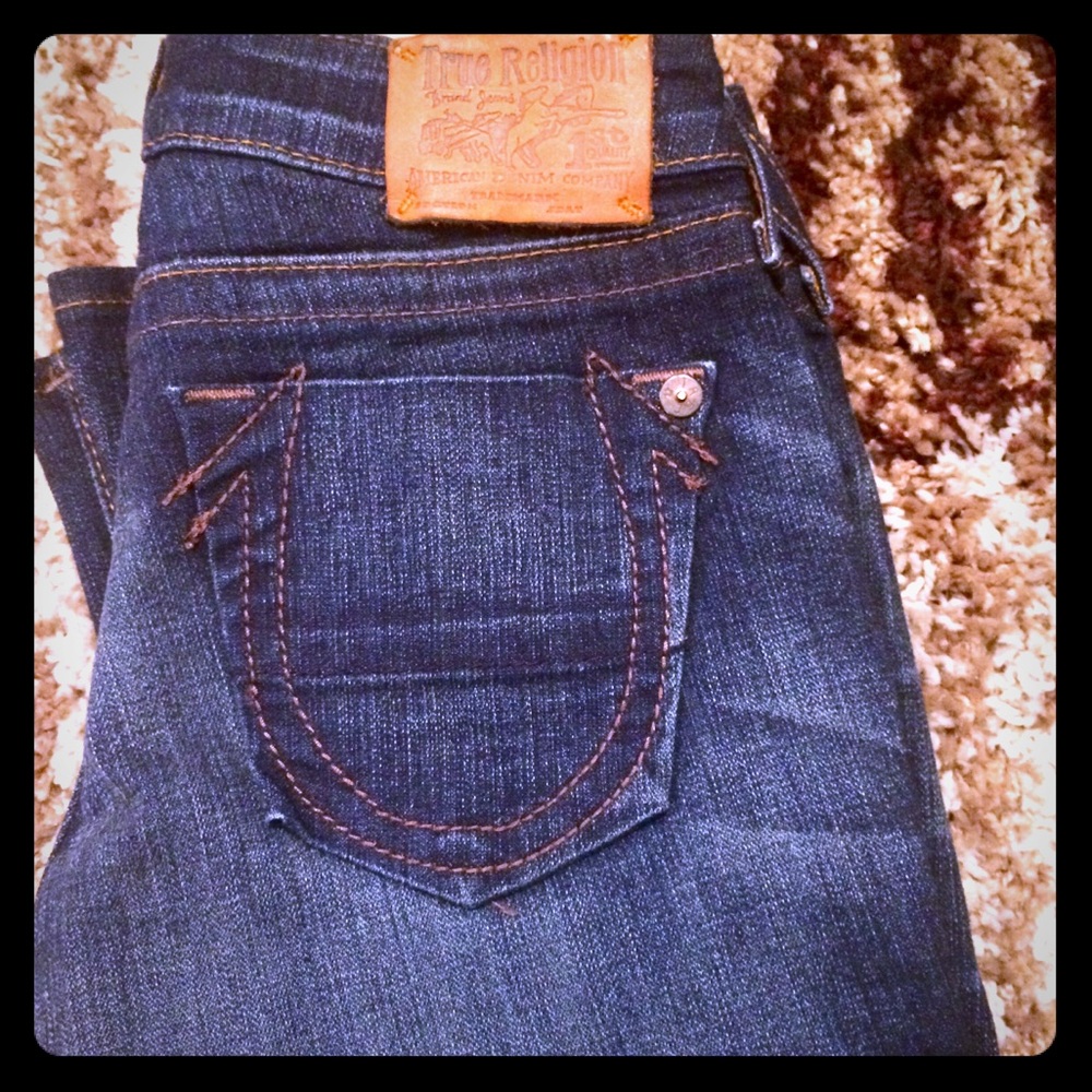 NWOT True Religion Dark Denim Jeans